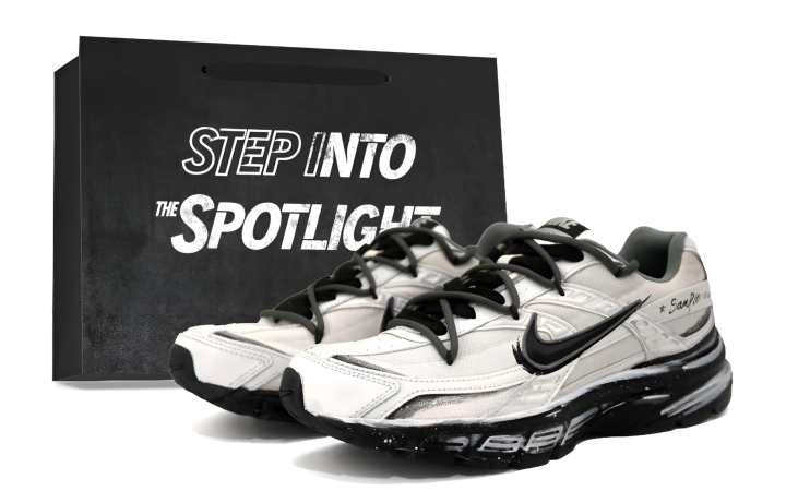 Nike Nike Initiator Low top Casual City Commuting Running Shoes Unisex Black White