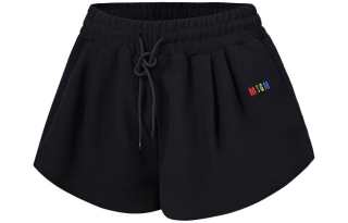 MSGM Casual Shorts Women's Black Moderate