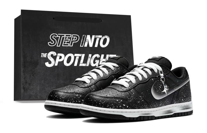 Nike Nike Dunk Abrasion Resistant Breathable Low top Skateboard Shoes Unisex Black Gray White