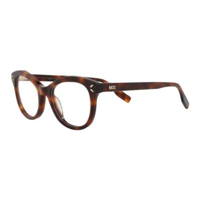 McQ Alexander McQueen Acetate Cat Eye Prescription Glasses Women's Brown