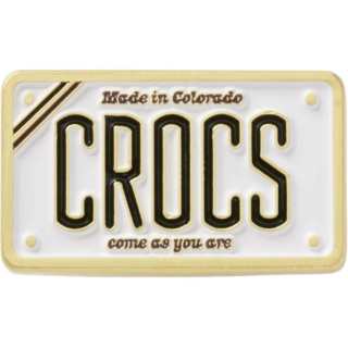 Crocs Zinc Alloy Shoe Buckles Unisex White