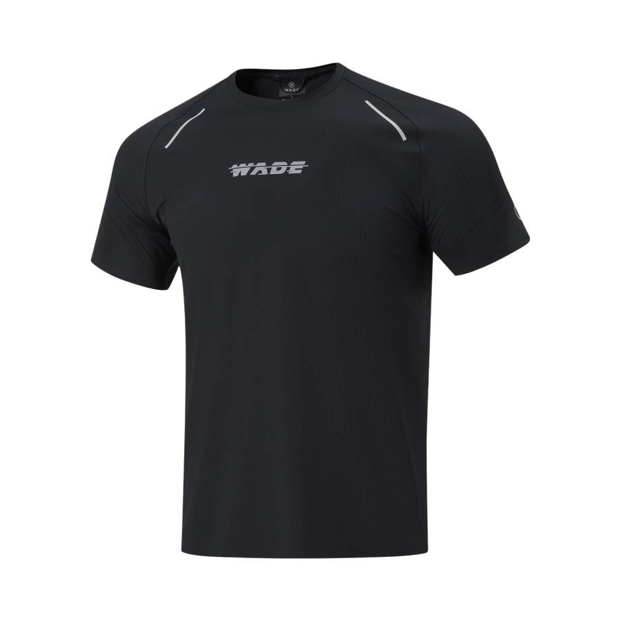 Li-Ning Li Ning Wade T Shirts Men's Black Crew Neck Moderate