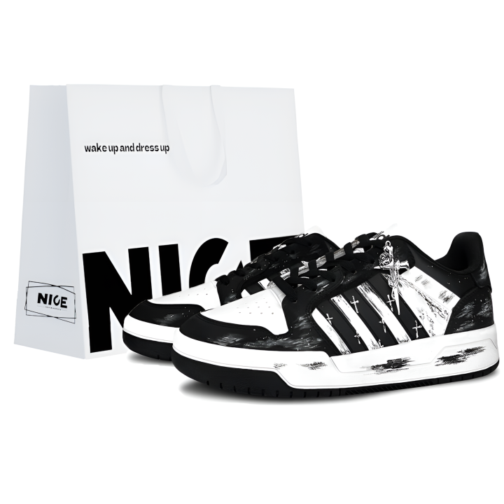 Adidas Adidas ENTRAP Low top Skateboard Shoes Unisex Black White