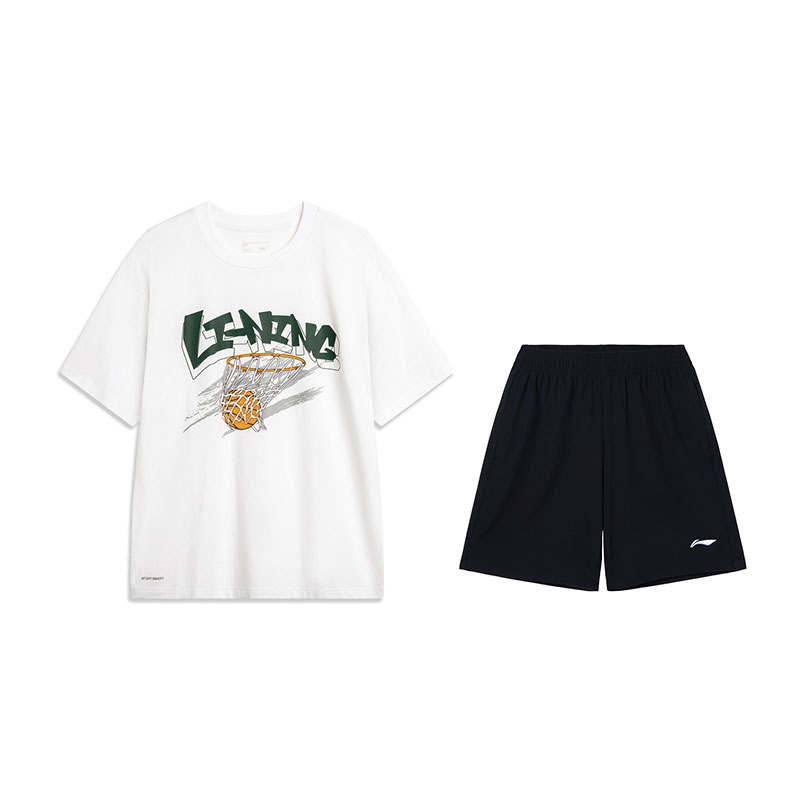 Li-Ning Li Ning Casual Sportswear Men's Standard White/Black