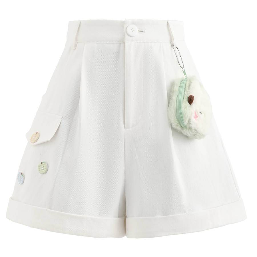 SNBL SNBL Casual Shorts Women's White Moderate