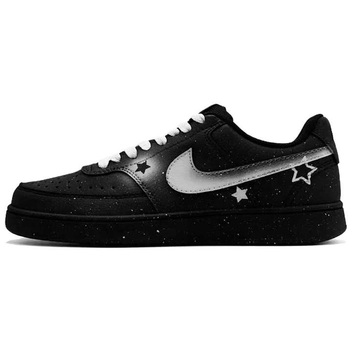 Nike Nike Court Vision Low Bleached, Niche Unique, Fashion Forward, Trendy Deconstruction Leather Urban Techwear Low top