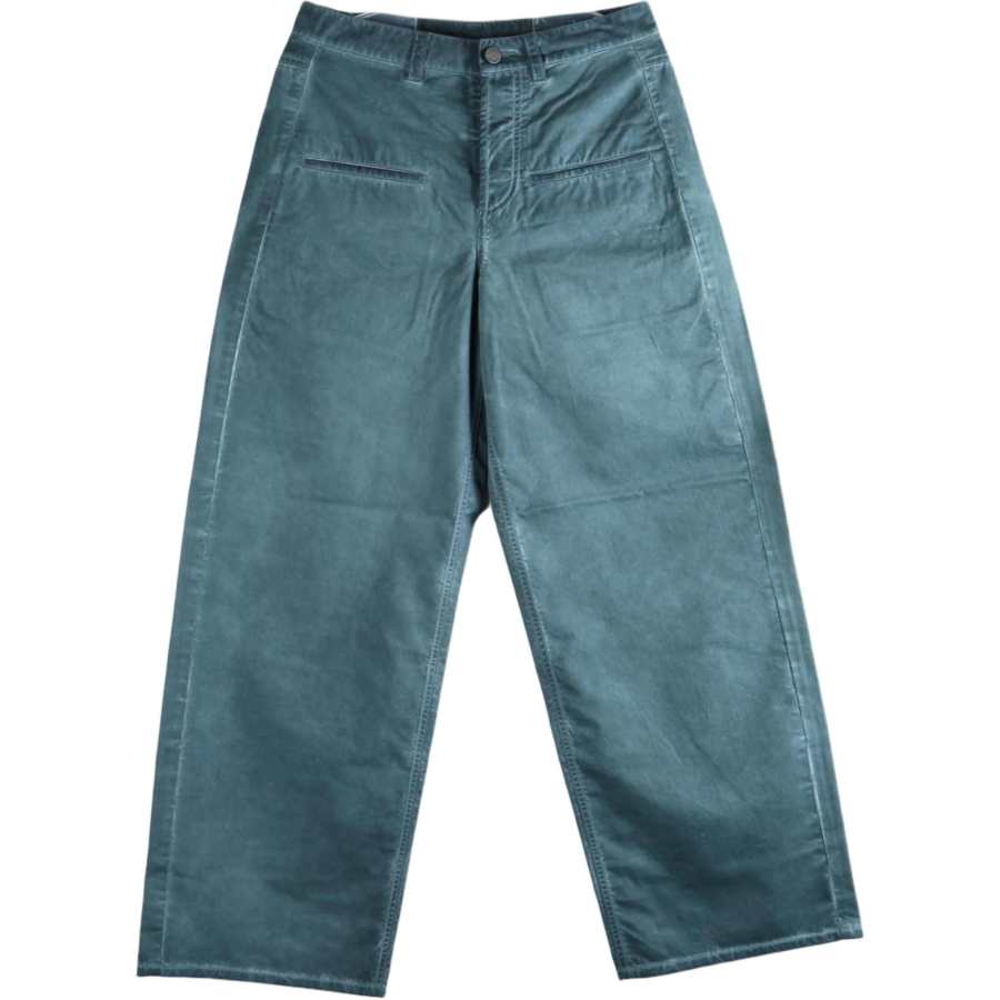 UMA WANG Casual Pants Women's Steel Blue Moderate Straight Fit Pants