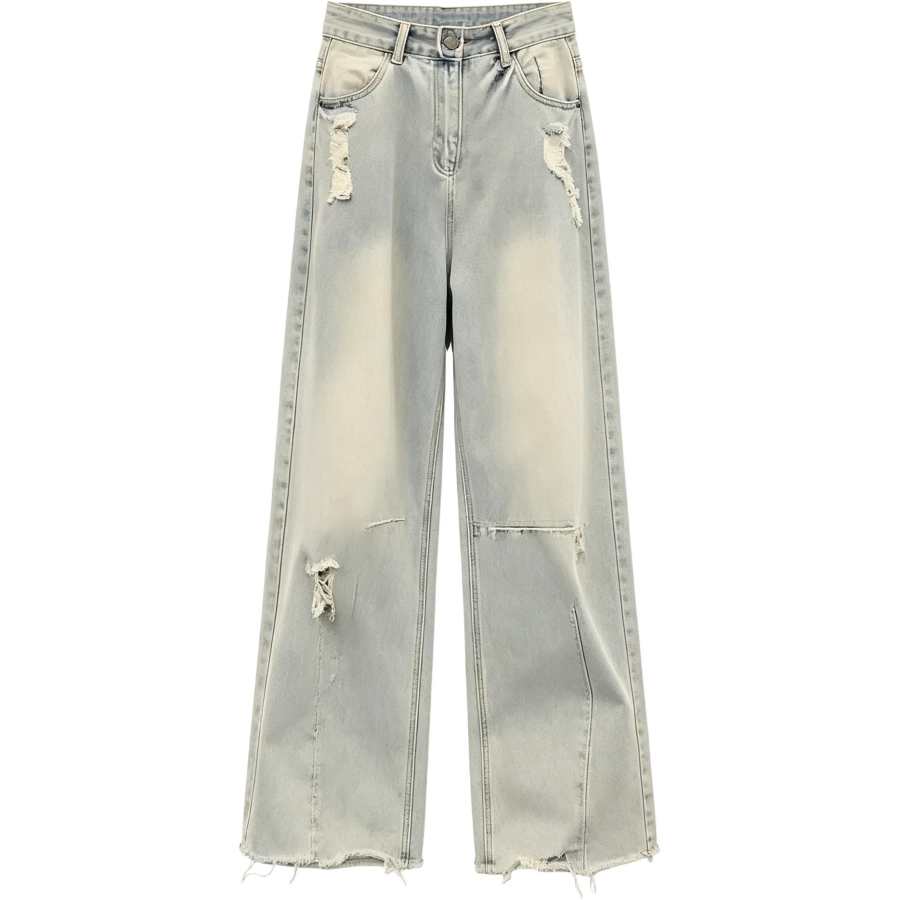 Lnga Landgre Jeans Men's Light Blue Moderate Wide Leg Pants