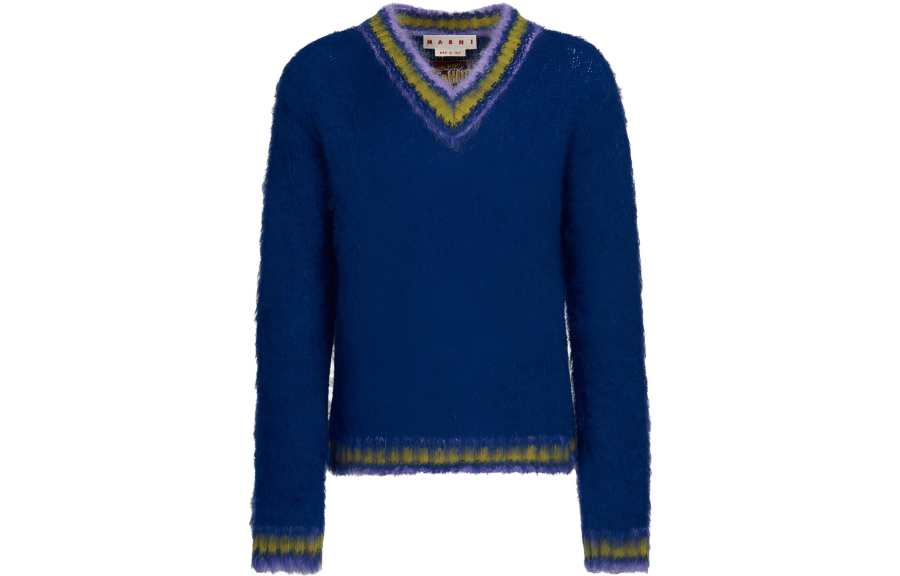 MARNI X Fuzzy Wuzzy Mohair Knit Top