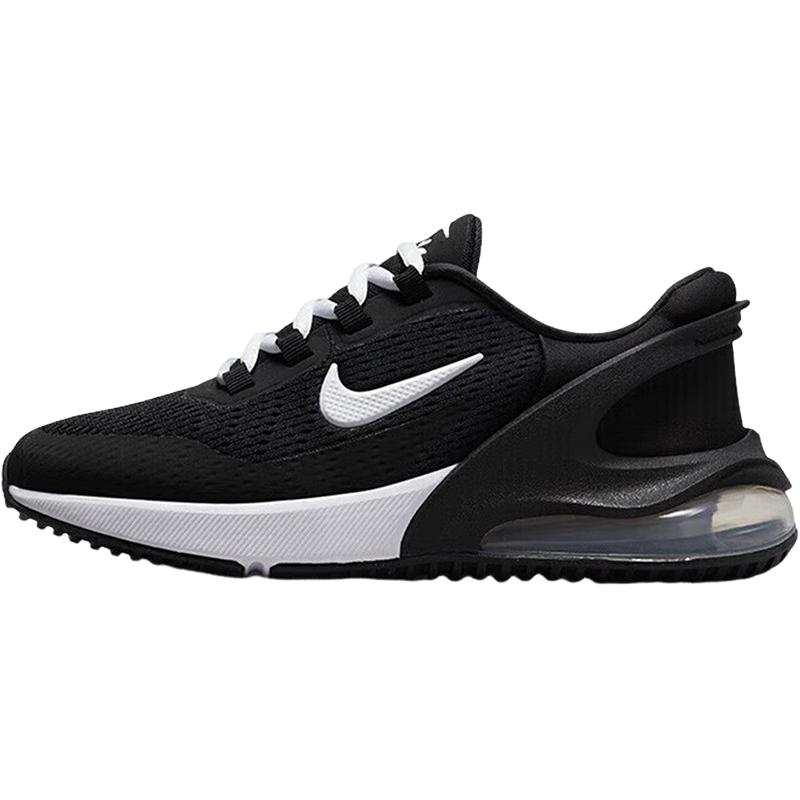 Nike Nike Air Max 270 Slip Resistant Abrasion Resistant Low top Kids Lifestyle Shoes Black