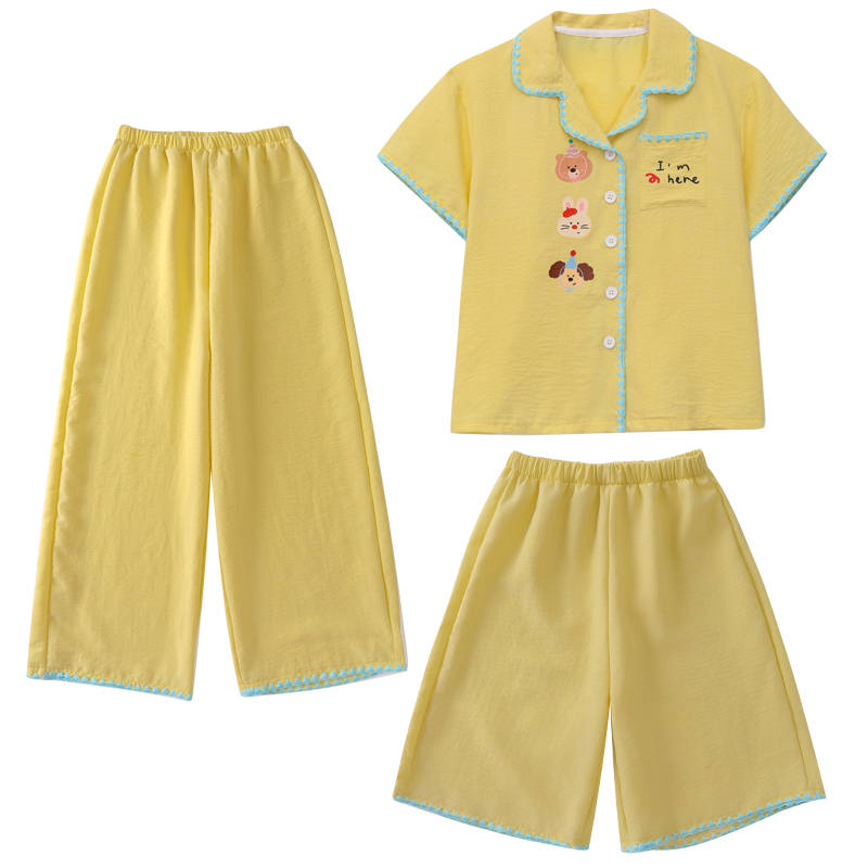 Lanza Loungewear Set Of 3 Yellow Kids'