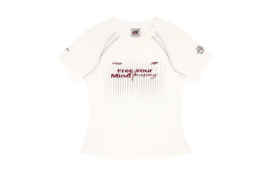 F426 T Shirts Women's Crew Neck Moderate Nipped In Waist