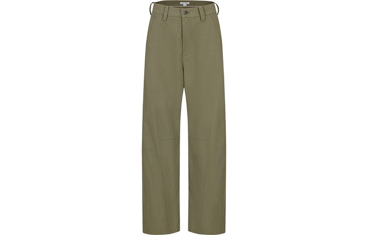 URBAN REVIVO Casual Pants Women's Khaki Green