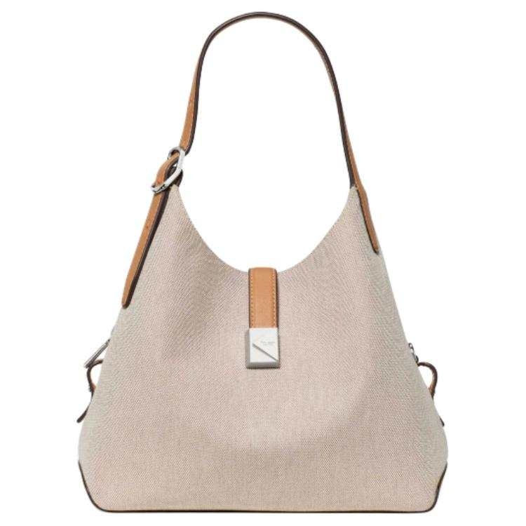 Kate Spade Fabric With Cow Leather Shoulder Bag Women's Multicolor
