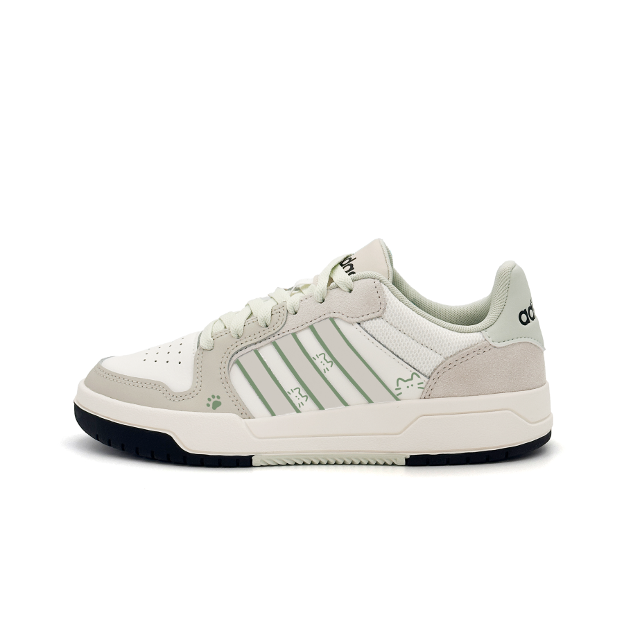 Adidas Adidas ENTRAP Stranded Kitten Synthetic Leather, Split Cow Leather Slip Resistant Abrasion Resistant Low top