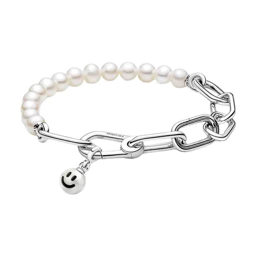 Pandora 925 Silver Pearls Bracelets Women's