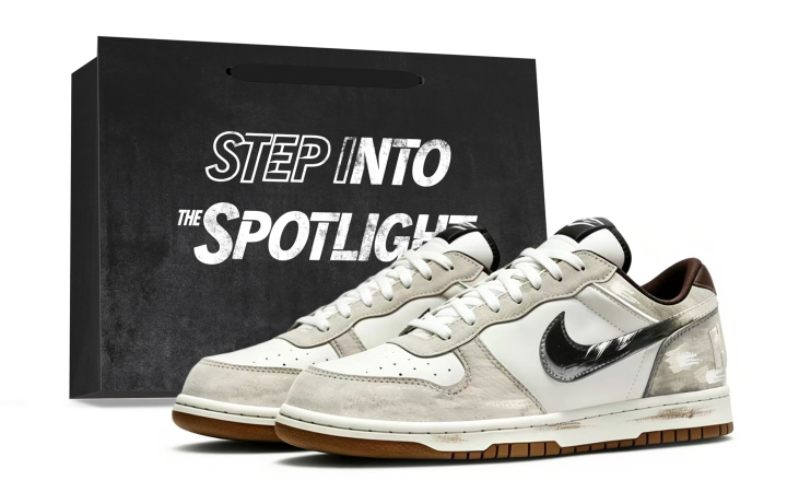 Nike Nike Big Synthetic Leather, Leather Abrasion Resistant Breathable Low top Skateboard Shoes Unisex