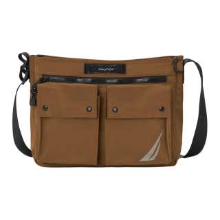 NAUTICA Fabric Crossbody Bags Regular Unisex Khaki