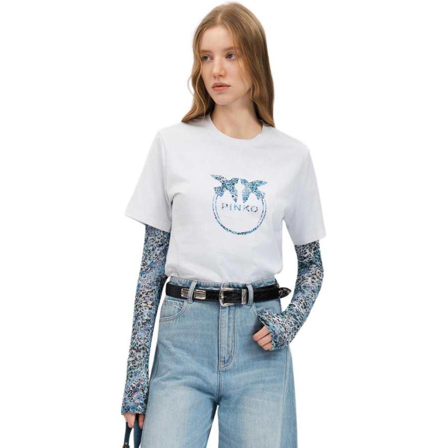 PINKO Regular Sleeve T Shirt Women's