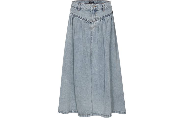 URBAN REVIVO Denim Short Skirts Women's Blue