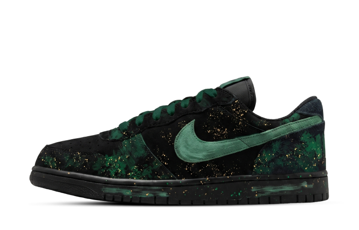 Nike Nike Big Monster Lab, Night Forest Gold Moss Low top Skateboard Shoes Unisex Black Green