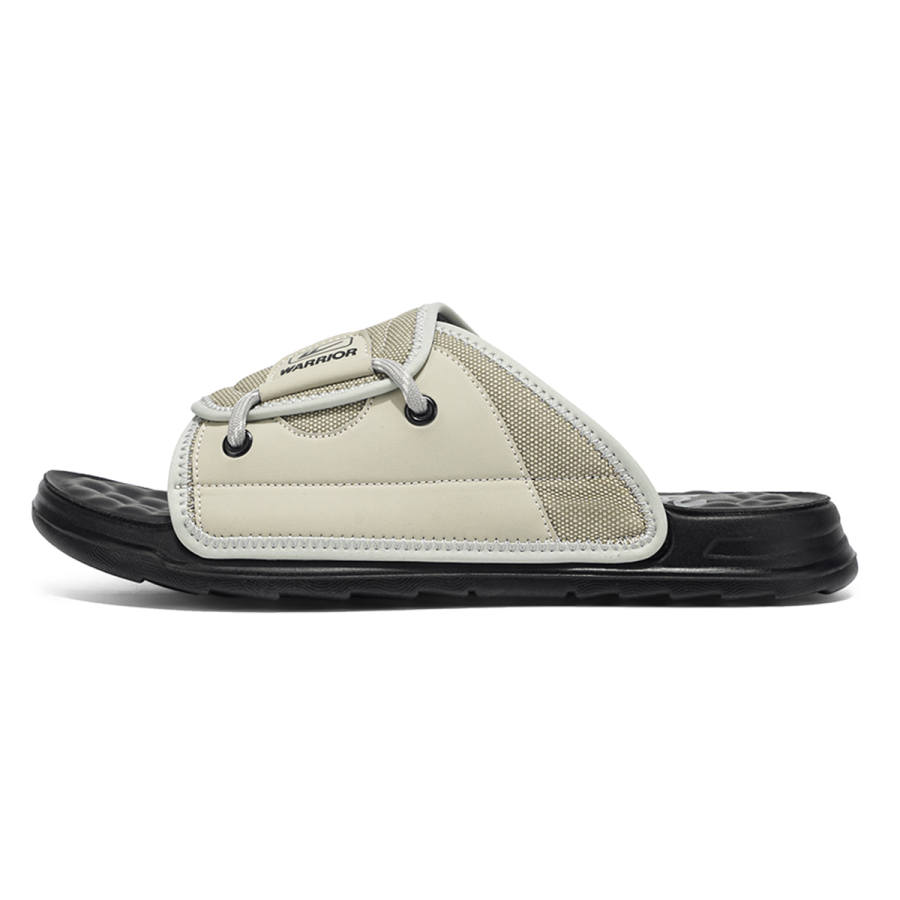 WARRIOR Warrior Leather Patchwork Quick Dry Abrasion Resistant Slippers Men's
