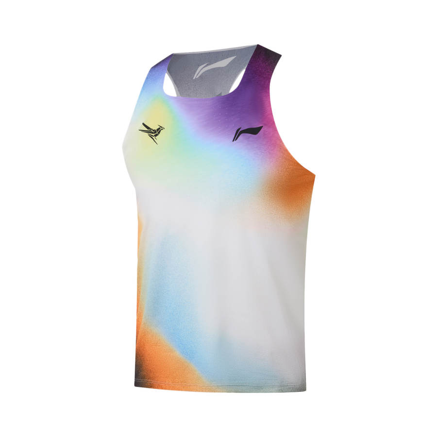Li-Ning Li Ning Dragon Sparrow Running Tank Top Men's Orange Blue Green