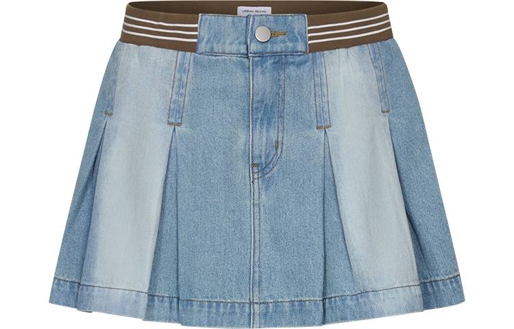 URBAN REVIVO Women's Denim Short Skirts Women's