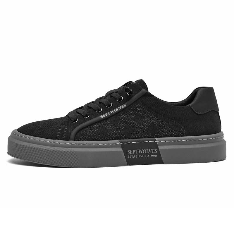 SEPTWOLVES SEPTWOLVES Platform Subtle Texture Canvas Fashion