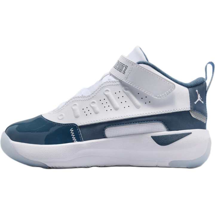 Jordan Jordan Max Aura 7 Comfortable Low top Children's Basketball Shoes Blue White Kids'