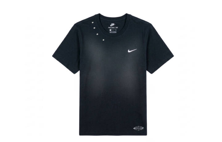 Nike Nike Sportswear Short Sleeved T Shirts Men's Black White