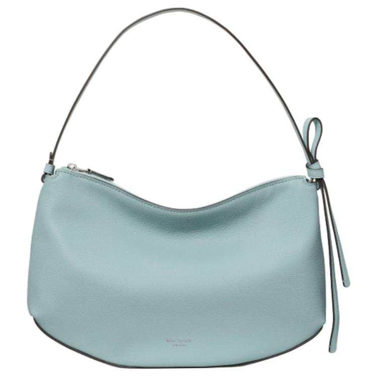 Kate Spade Cow Leather Shoulder Bag Large Women's Sea Blue