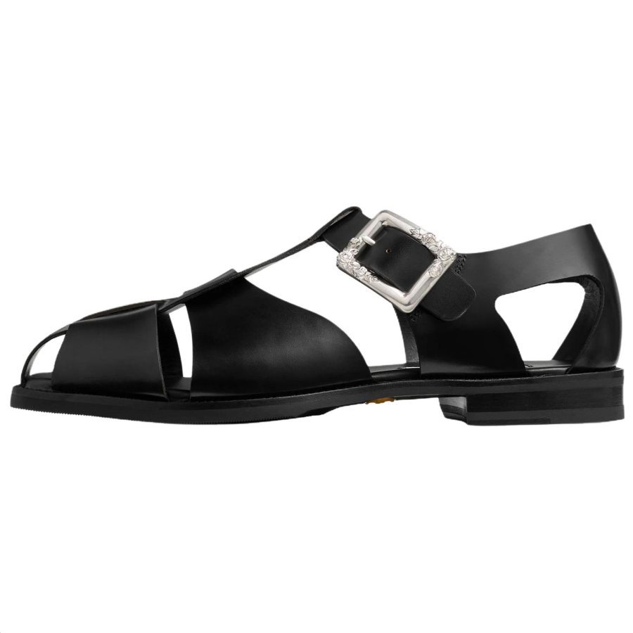 Jimmy Choo MEADOW Roman Sandals 2.5cm Men's Black