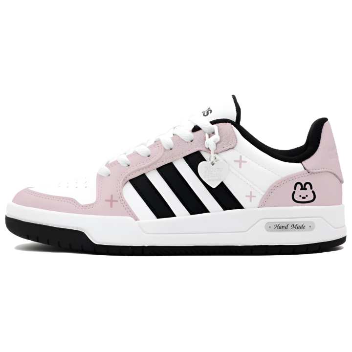 Adidas Adidas ENTRAP Low top Skateboard Shoes Unisex Black White Pink