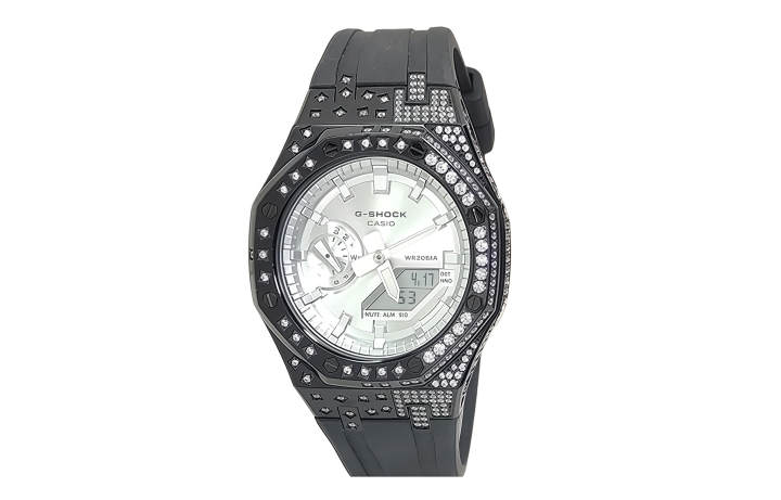 CASIO CASIO Custom Collection GA2100 Collection Quartz Movement Fluoroelastomer Strap Watch Men's Watches