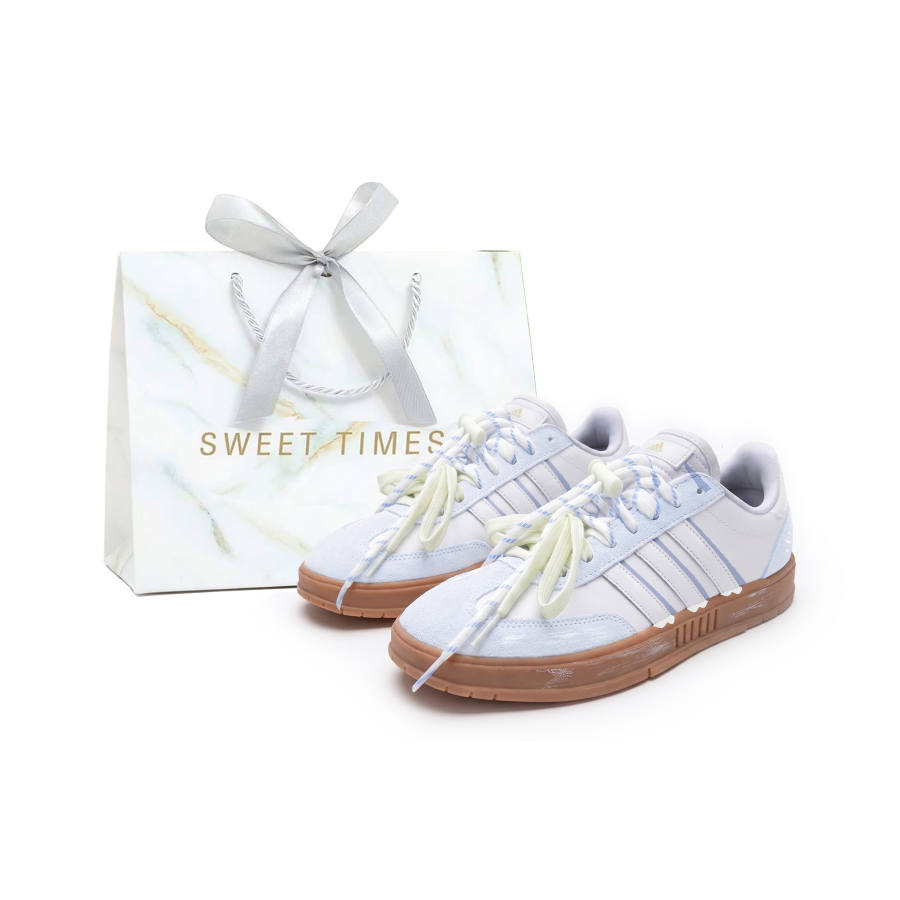 Adidas Adidas Gradas Low top Skateboard Shoes Unisex White/Light Blue