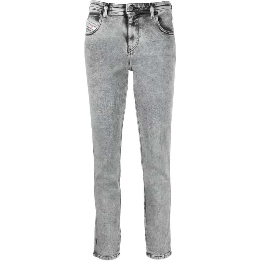 DIESEL Jeans Women's Limestone White Moderate Straight Fit Pants