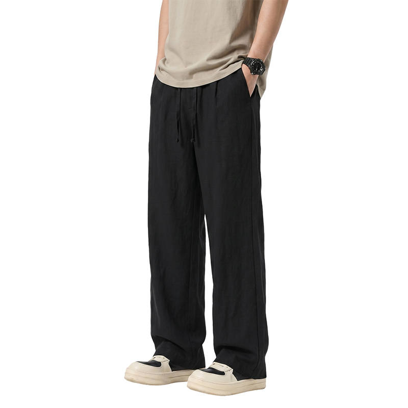 BALENO Casual Pants Unisex Thin Straight Fit Pants