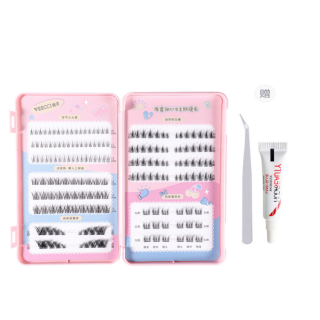 VEECCI Versatile Eyelashes Comic Eye Lazy Person's First Choice 174 Clumps