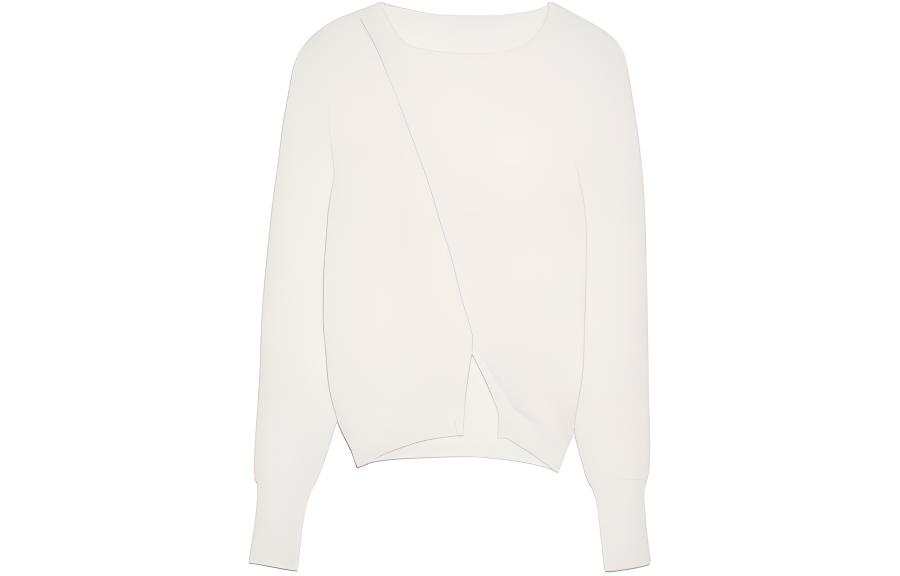 Jacquemus La Maille Pau asymmetric cardigan