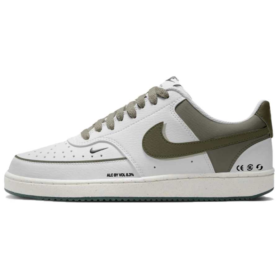 Nike Nike Court Vision Low Leather Low top Skateboard Shoes Women's White