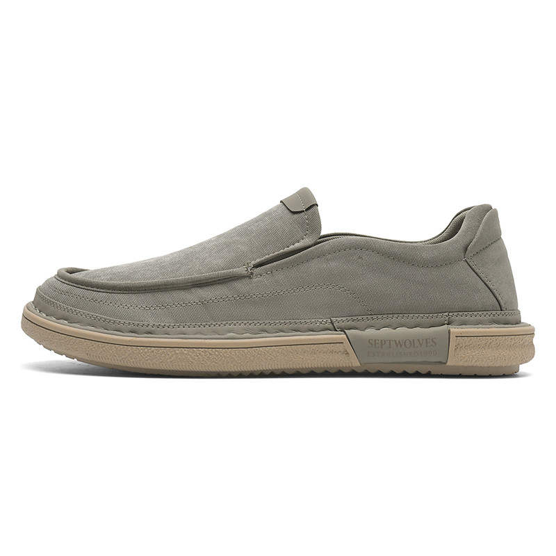 SEPTWOLVES Vintage Distressed Casual Shoes Canvas Shoes Men's