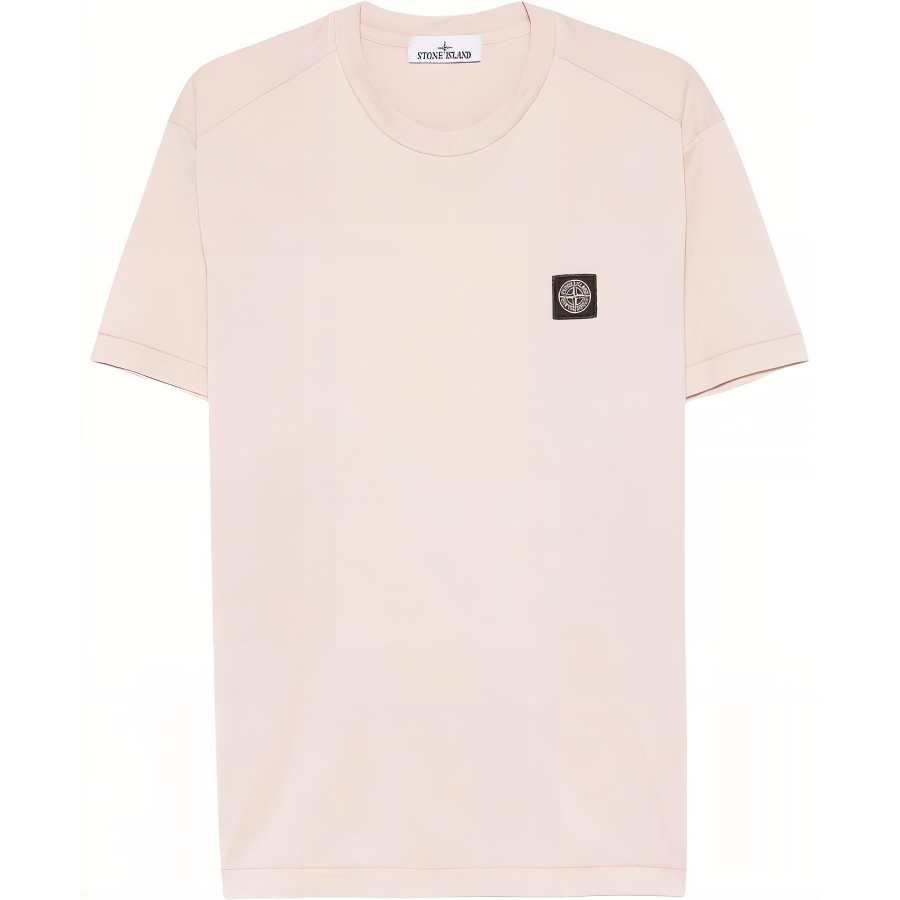 STONE ISLAND Logo Patch Crewneck T Shirt