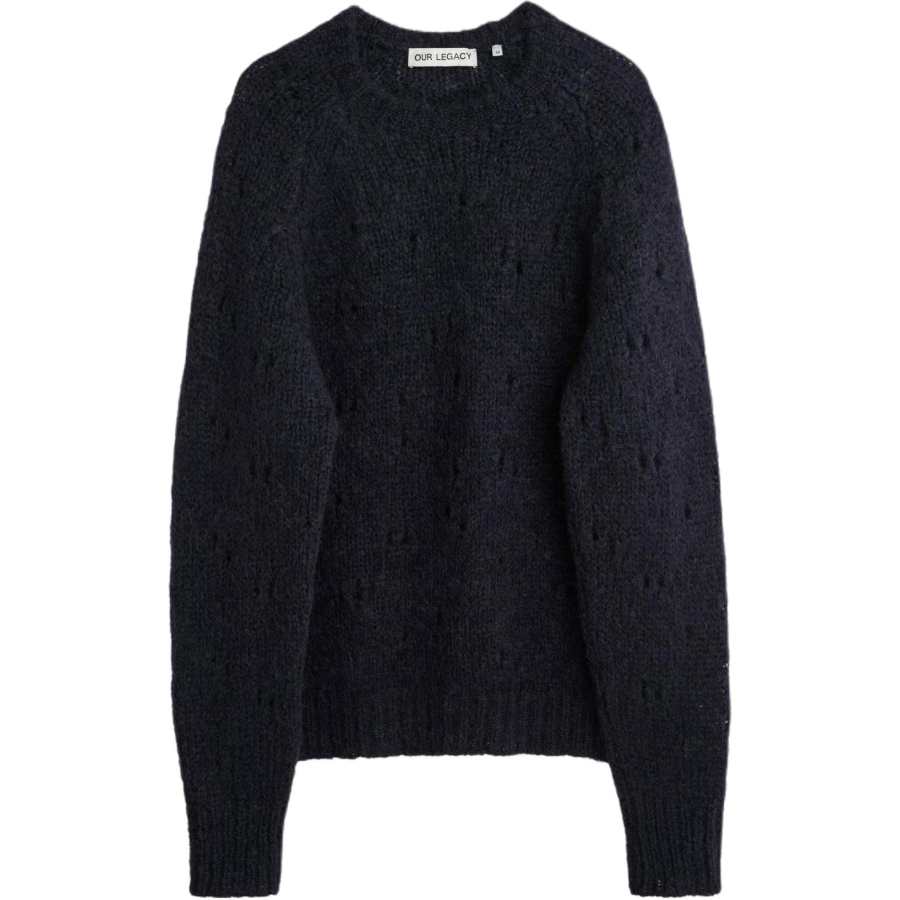 OUR LEGACY OUR LEGACY Needle Drop Distressed-effect Jumper