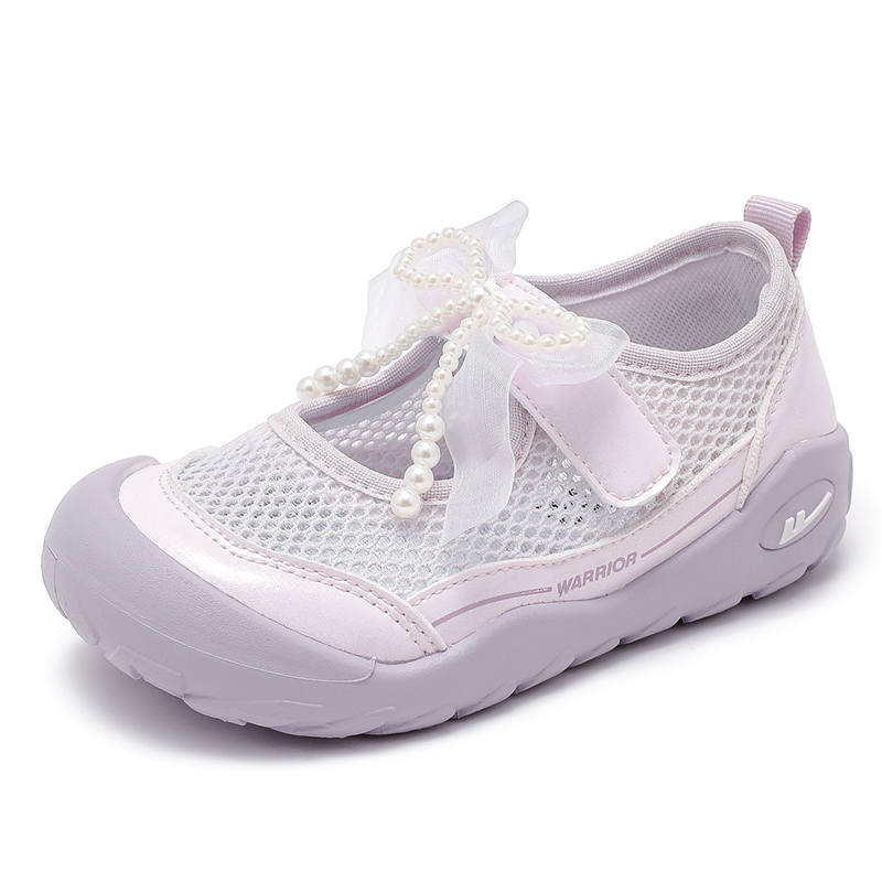 Warrior Textile, Synthetic Leather Slip Resistant, Abrasion Resistant, Breathable Low top Girls' Flat Shoes Kids'