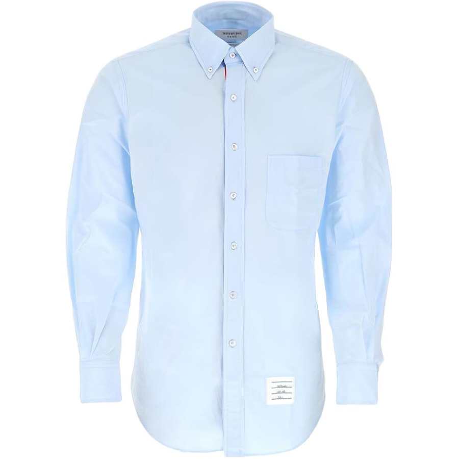 THOM BROWNE THOM BROWNE Rwb Detailed Long Sleeved Shirt