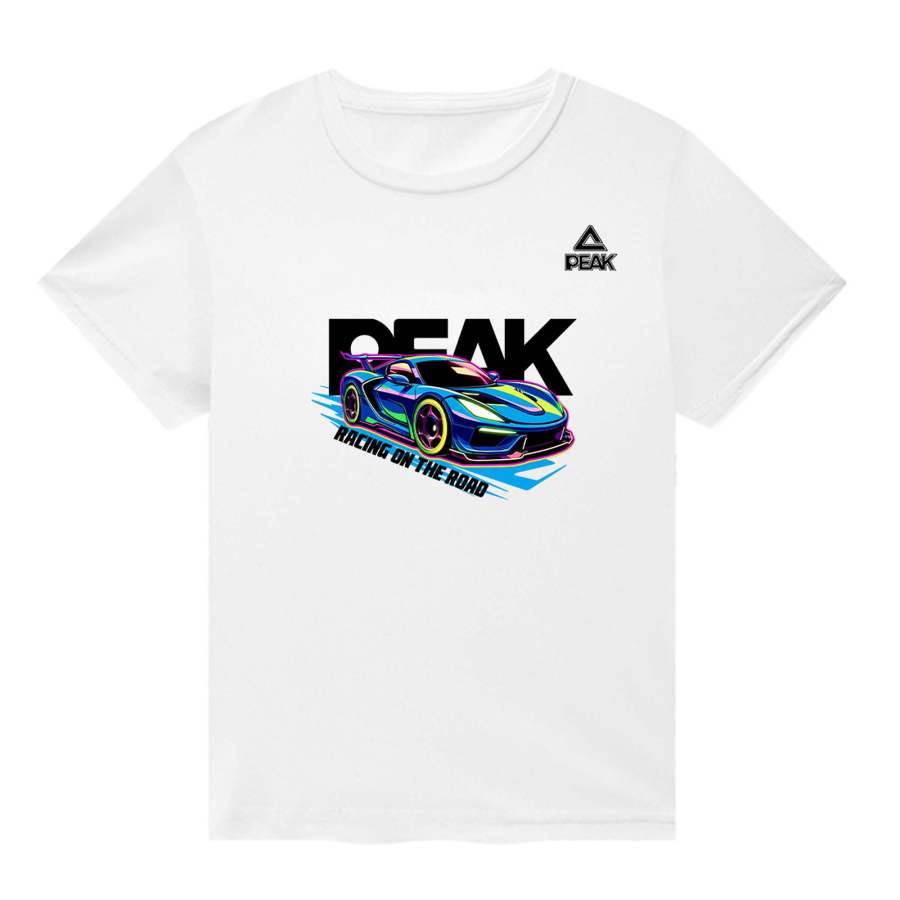 PEAK PEAK Kids T Shirts Crew Neck Moderate Stretch