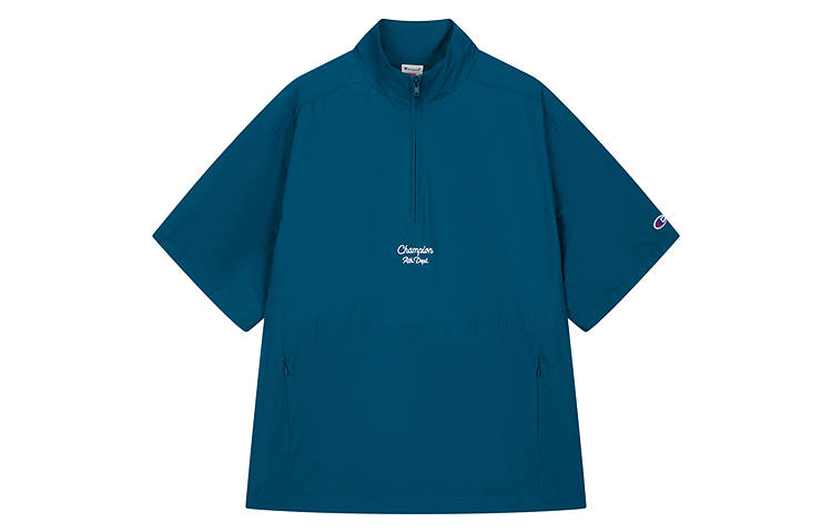 Champion T Shirts Unisex Stand Collar Moderate Straight Fit
