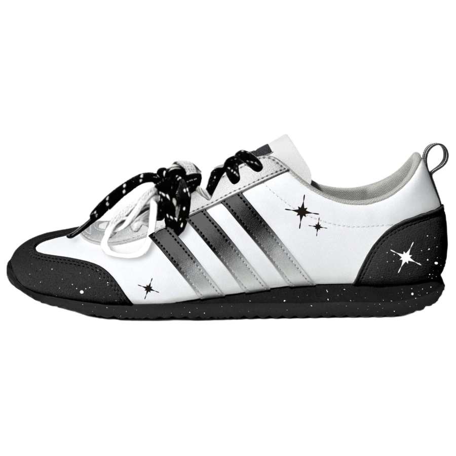 Adidas Adidas VS JOG 2.0 Low top German Army Trainers Unisex Black White