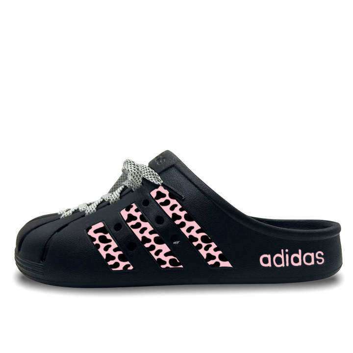 Adidas Adidas ADILETTE CLOGS EVA Clogs Unisex Black Pink